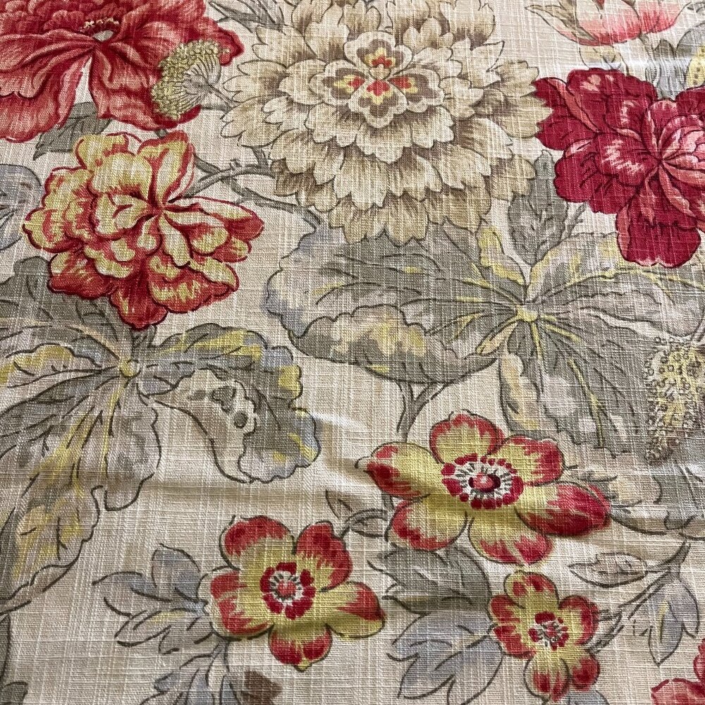 Waverly Sonnet Sublime Crimson Fabric Piece 54" x 54"
